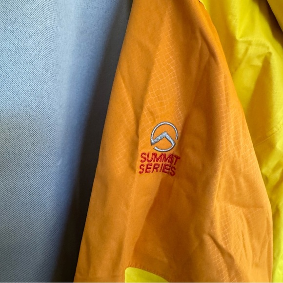 North Face Summit Series Gore-Tex  Jacket With Liner Rare Yellow Orange Medium - Picture 6 of 9